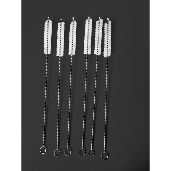 Straw Cleaning Brushes, Water Bottle Straw Cleaners, Set of 6, NEW - Picture 3 of 4